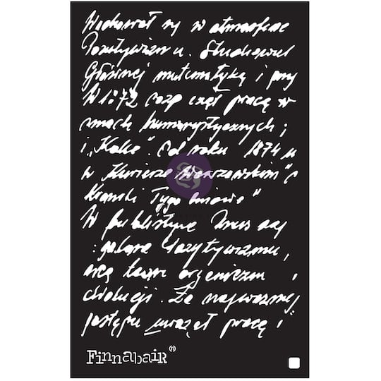Prima Finnabair&#xAE; Ghostwriter Stencil